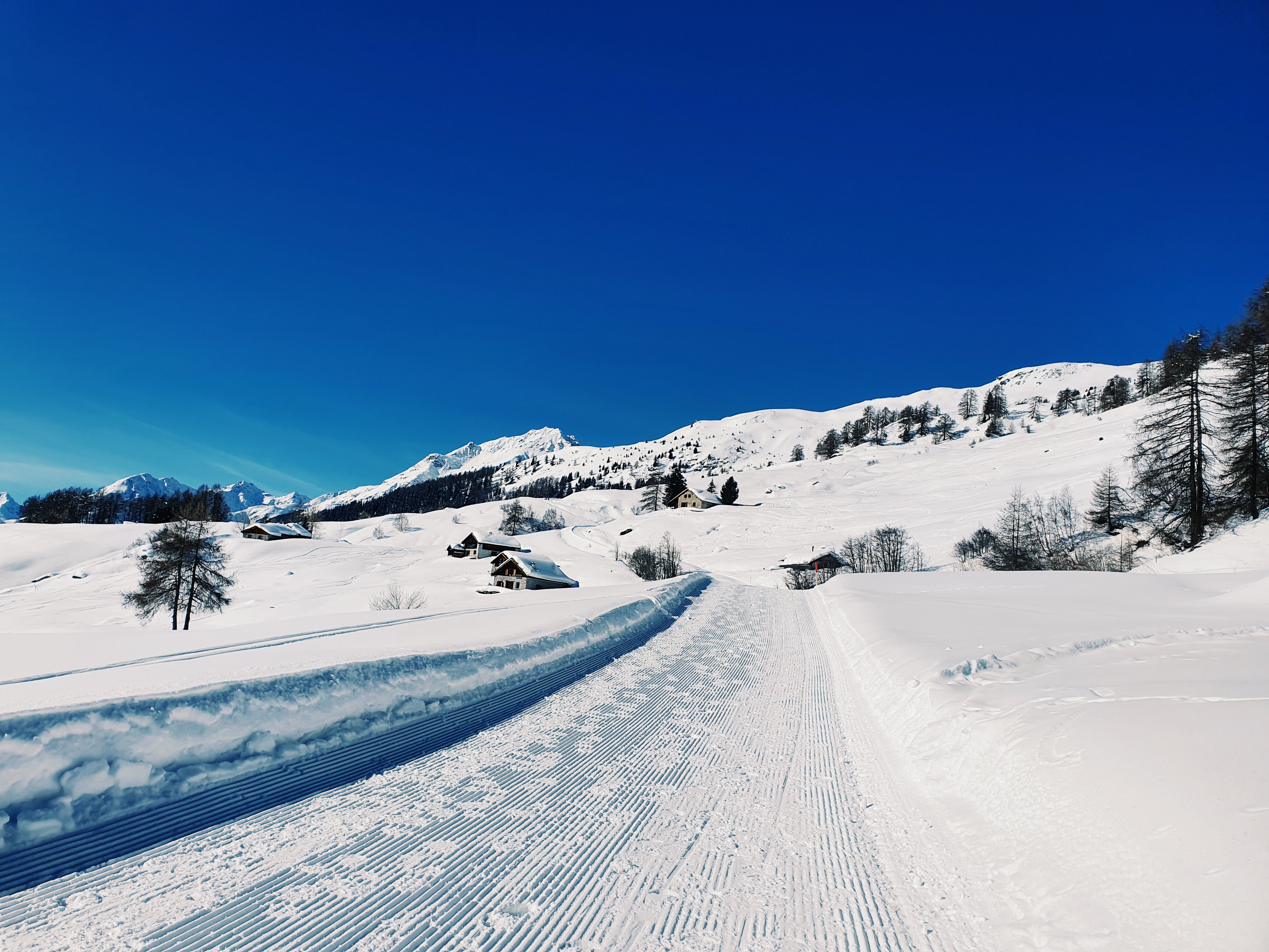 Graubünden in the snow